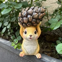 Cartoon Squirrel Animal Ornaments Outdoor Landscape Garden Courtyard Park Decorative Sculpture 3