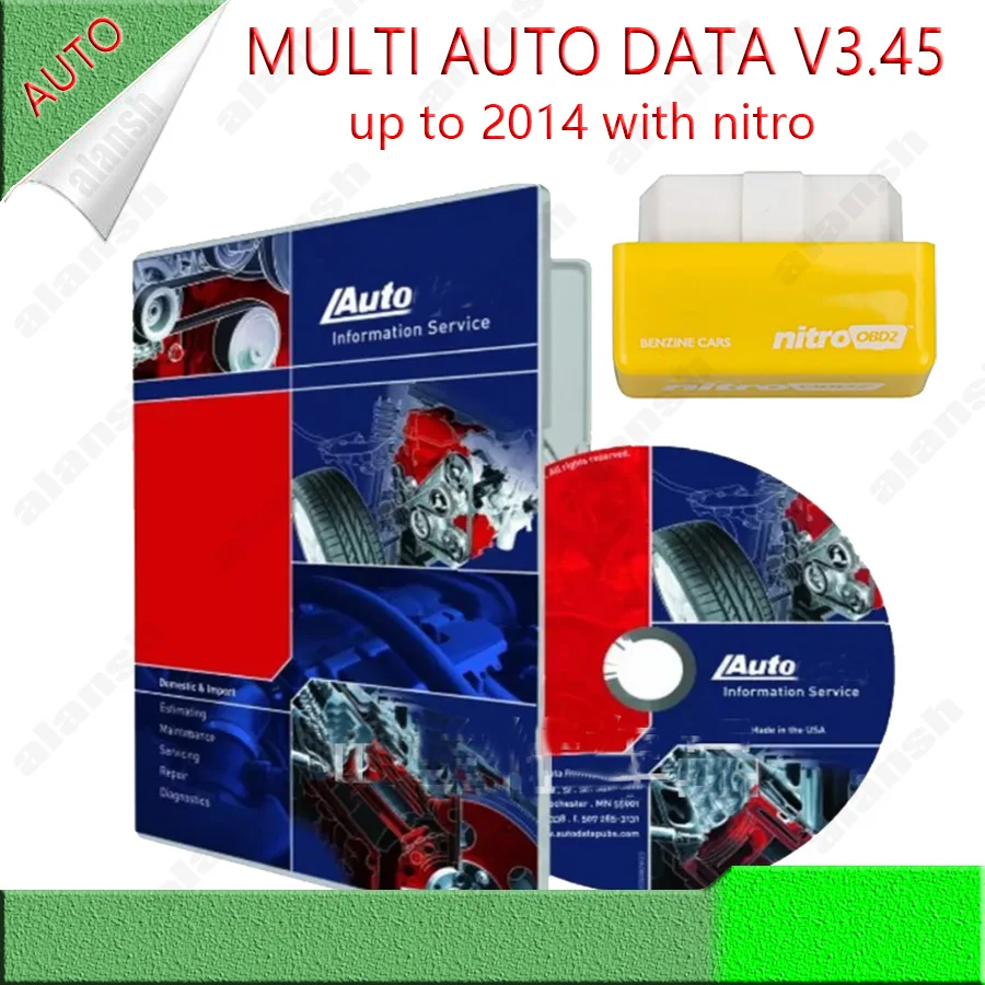2023 Hot Multi Auto Data 3.45 Auto Repair Software with Virtual System