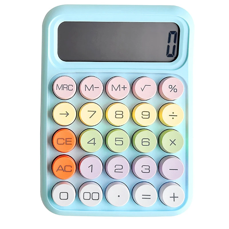 컬러 계산기 기계식 키보드 데스크탑 컴퓨터, 사무실 특별 창의적 학생 과학 계산기, 공부 사무용품