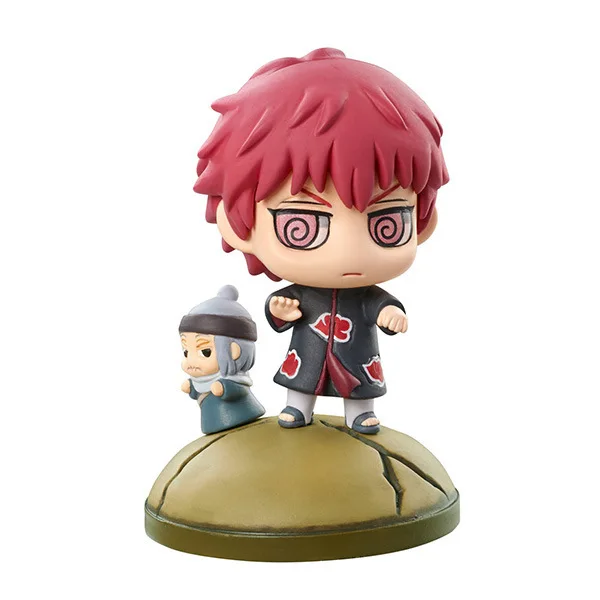 New Naruto Anime Figures Q Version Kawaii Shippuden Hinata Sasuke Itachi Kakashi Gaara Jiraiya Sakura Figures Toys Doll Kid Gift