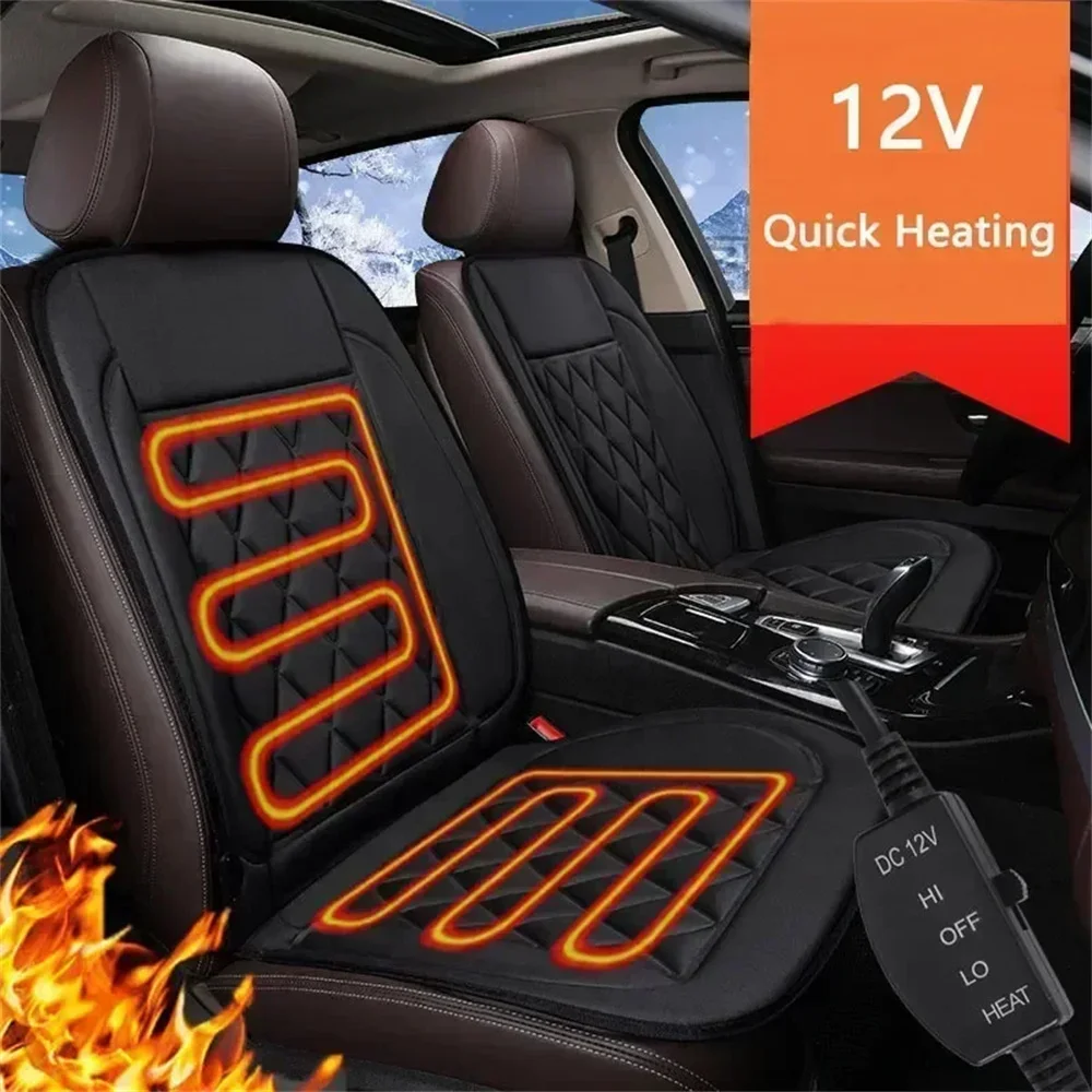 

New Car Seat Heater Cushion Warmer Cover Winter Heated Warm High Low Temperature 12V heated Seat Cover