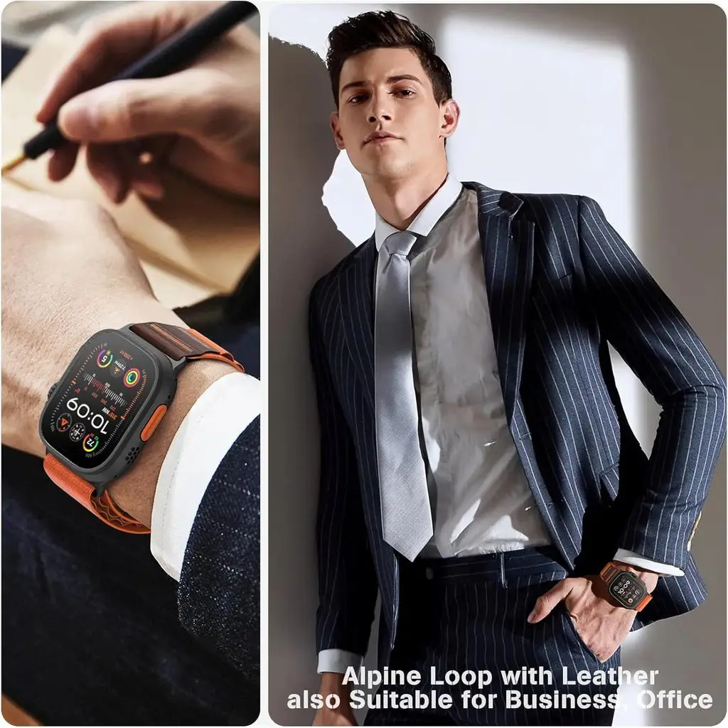 Premium Alpine Loop Leather Strap