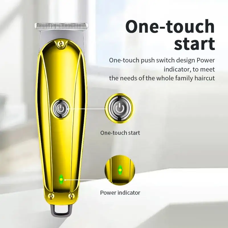 WAIKIL professional men's electric hair clipper multifunctional shaver USB rechargeable cordless electric clipper Hair trimmer 5