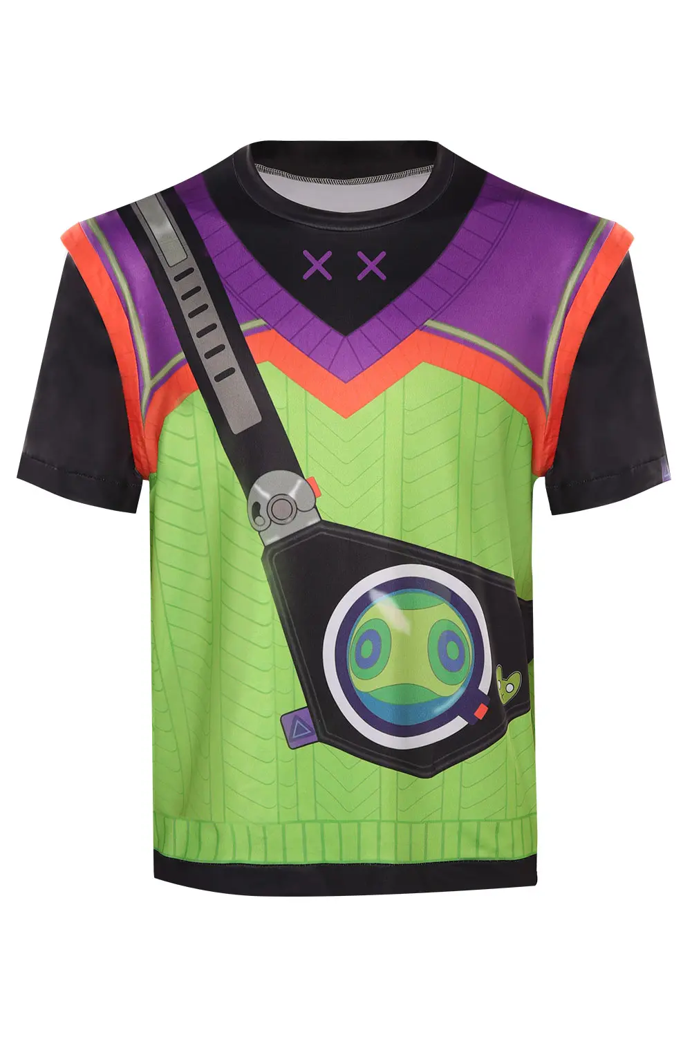 Gekko Cosplay Anime Costume VALORANT Role Play T-shirt Pants Belt Outfits Men Casual Outfits Halloween Carnival Party Suit 10
