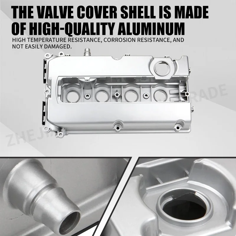 55564395 Aluminium Cylinder Head Engine Valve Cover For Chevrolet