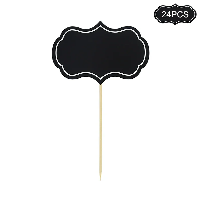 Mini Paper Party Decorations 24pc Mini Blackboard Paperboard Message Slate Business Card Holder Memo Label Brand Number Table Price For Party Decor Supplies mini chalkboards mini paper party decorations