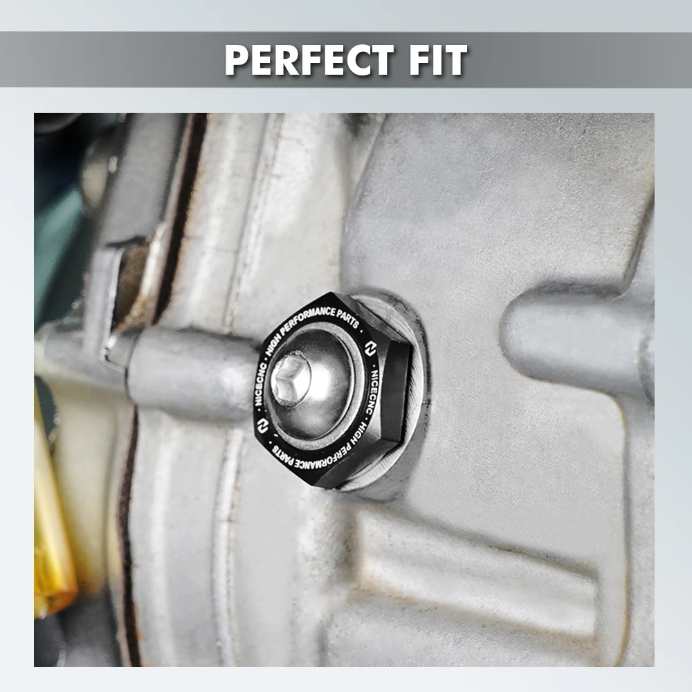 NICECNC ATV-Reduzierstück, Ölablassschraube für Yamaha Raptor 700 700R GRIZZLY 700 550 WOLVERINE 450 350, langlebiges Zubehör – Detail 10