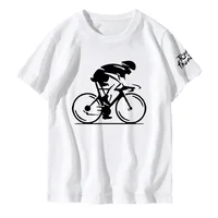 Trendy Cycling Pure Cotton Short-sleeved T-shirt for Summer Breathable and Comfortable for Sports Unisex 2