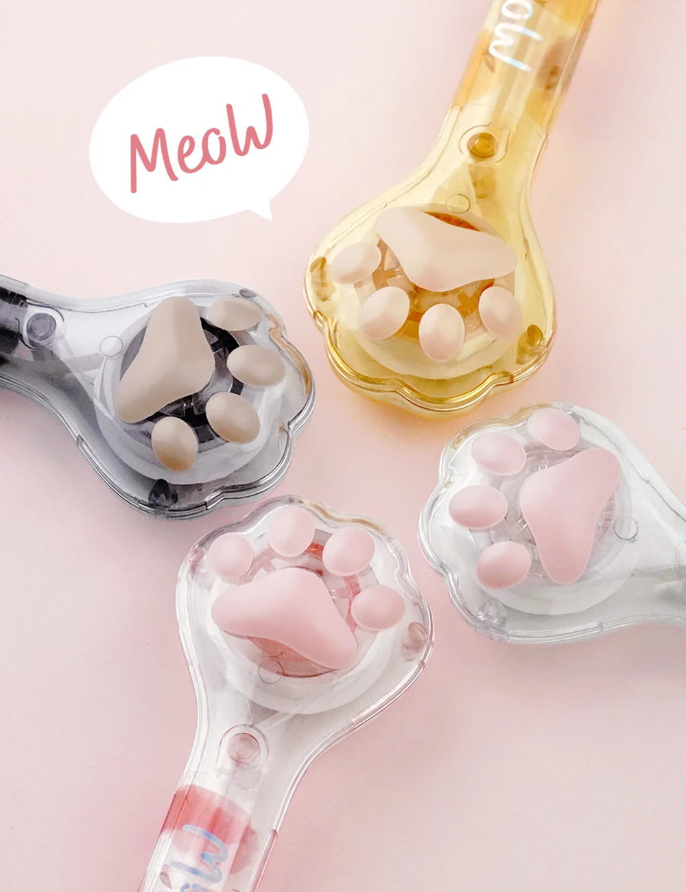 Cat Paw Correction Tape Cartoon Meow Portable Sized 6m*5mm Office School Correcting Tools