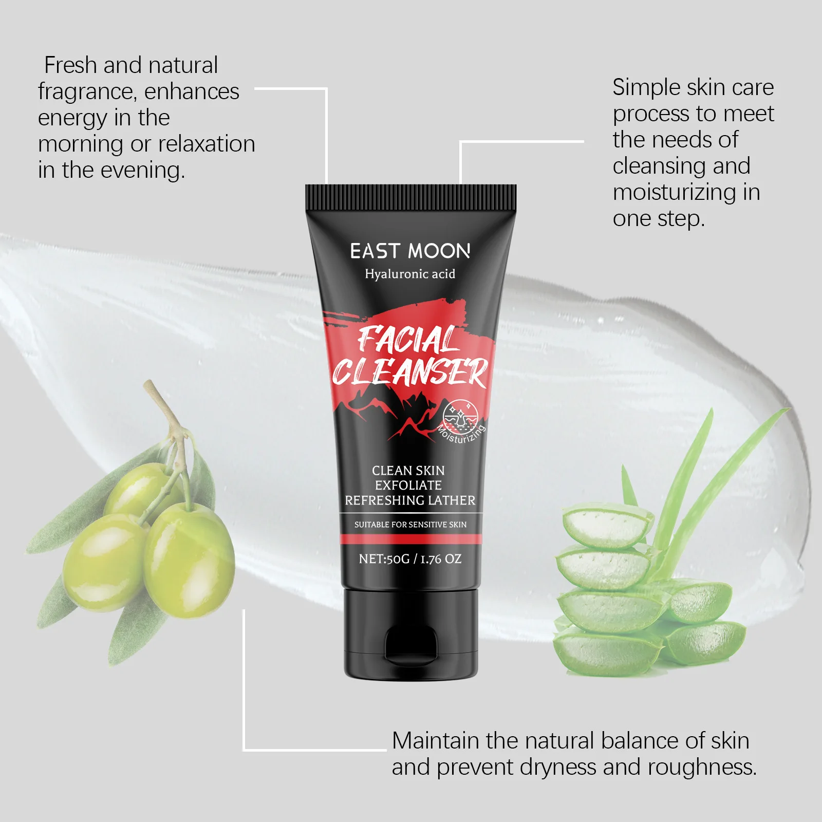 Men Facial Moisturizing Cleanser Pore Treatment Deeply Washing Oil Control Reducing Blackhead Scrub Cosmetics Face Care Cleanser 4