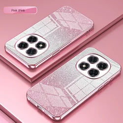 Fashion Bling Glitter Slim Protective Back Cover Case - Soft TPU Design for Note14 Pro Plus (Pink)