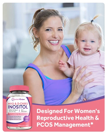 Doctor's Recipes Inositol Capsules for Women's Reproductive Health &amp; PCOS Management*