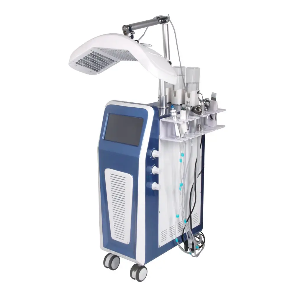 Multi-Functional Hydra Jet Peel + Hydra + Led Light For Skin Rejuvenation Facial Cleaning Machine