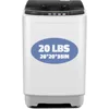 Washing Machine, 20Lb Capacity, 2.8Cu.ft Washer and Drain Pump & Dryer Combo& 8 Wash Cycles, Full Automatic Washing Machine 1