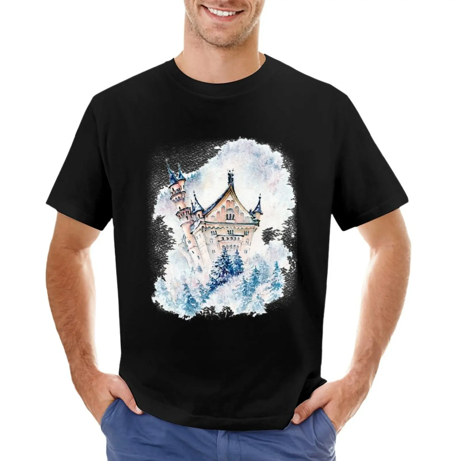 

Fairytale Neuschwanstein Castle, Bavaria, Germany T-Shirt new edition t shirt customized t shirts mens funny t shirts