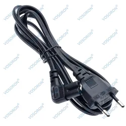 Universal Right - Angle Schuko to IEC C7 Power Cord - Multiple Lengths Available - 2M