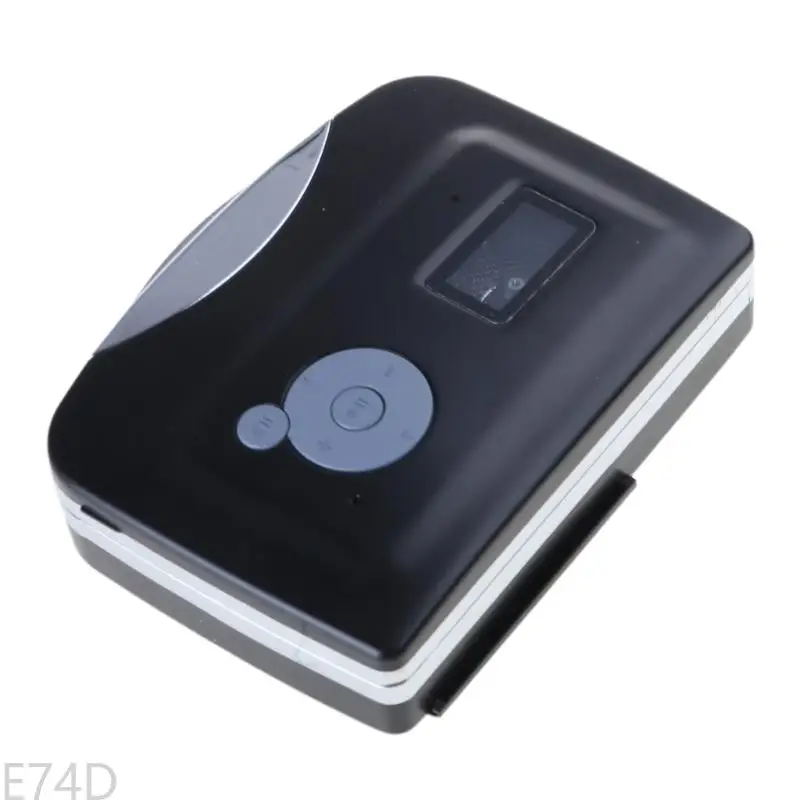 E74D Portable USB Cassette To MP3 for iPod Converter for W/ Analog MP3 Audio Recorder