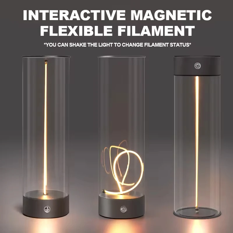 Table Lamp Rechargeable Cordless Portable LED with Magnetic Base