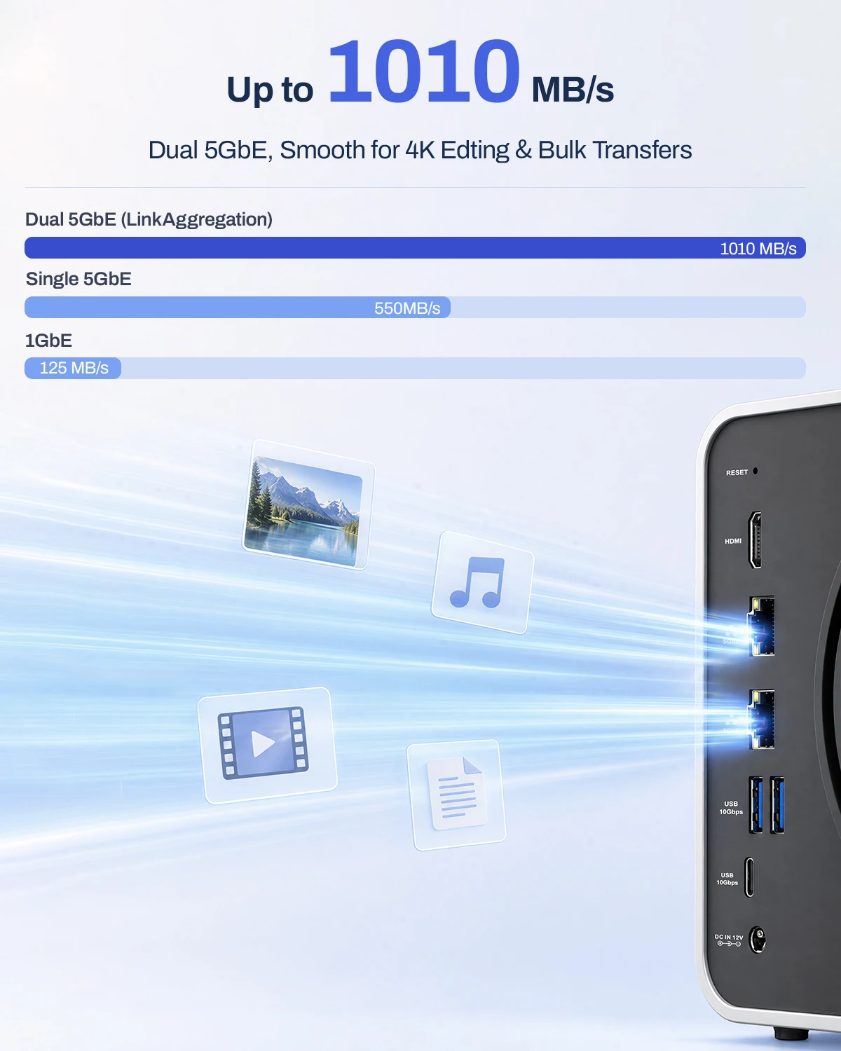 TERRAMASTER F4-425 Pro NAS 스토리지 - 4베이 코어 i3-N305 8코어, 8GB RAM, 팀워크용 네트워크 연결 스토리지(디스크 없음)