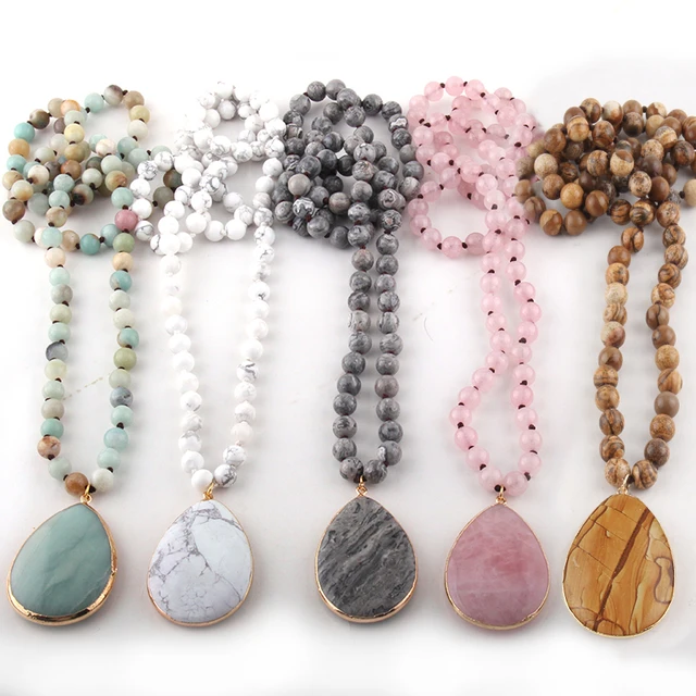 New Fashion Bohemian Jewelry Natural Stone Chips Lapis Rose Quartz Amethyst  Crystal Necklaces Women Choker Jewelry - China Fashion Jewellery and Raw  Quartz Necklace price | Made-in-China.com