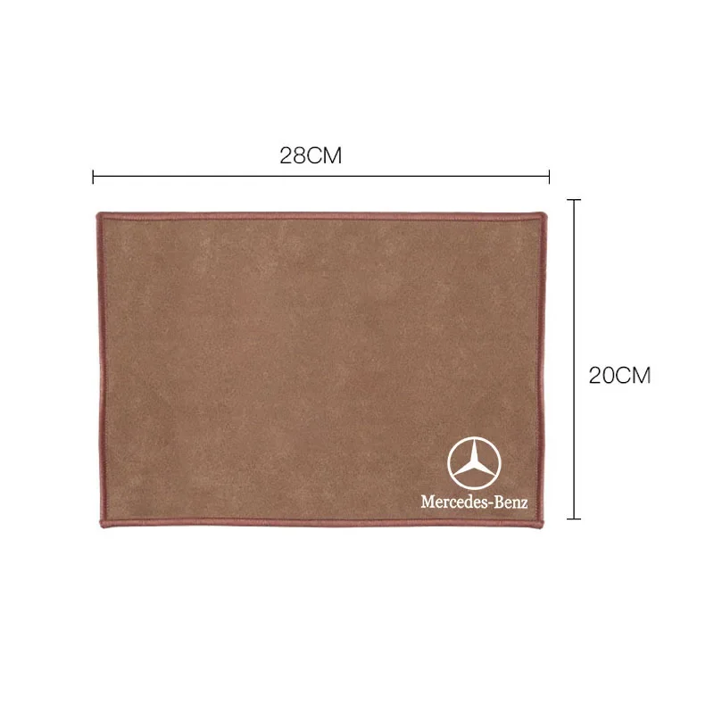 car wash towel Suede Car Wash Towel Microfiber Cleaning Rag Cloth 1Pcs For Mercedes Benz AMG W206 W204 W205 W212 W213 W221 W223 GLE GLS CLS GLC