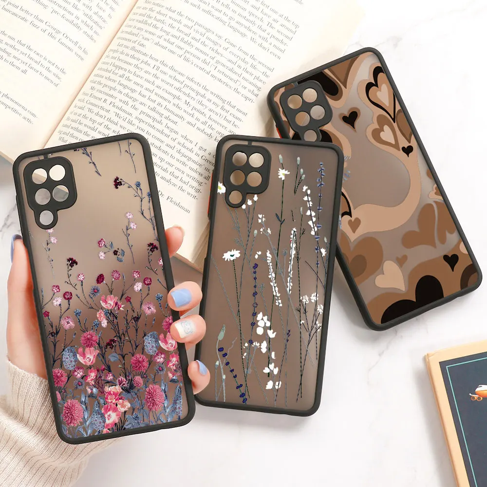 Floral Design Hard Phone Case Protective Cover