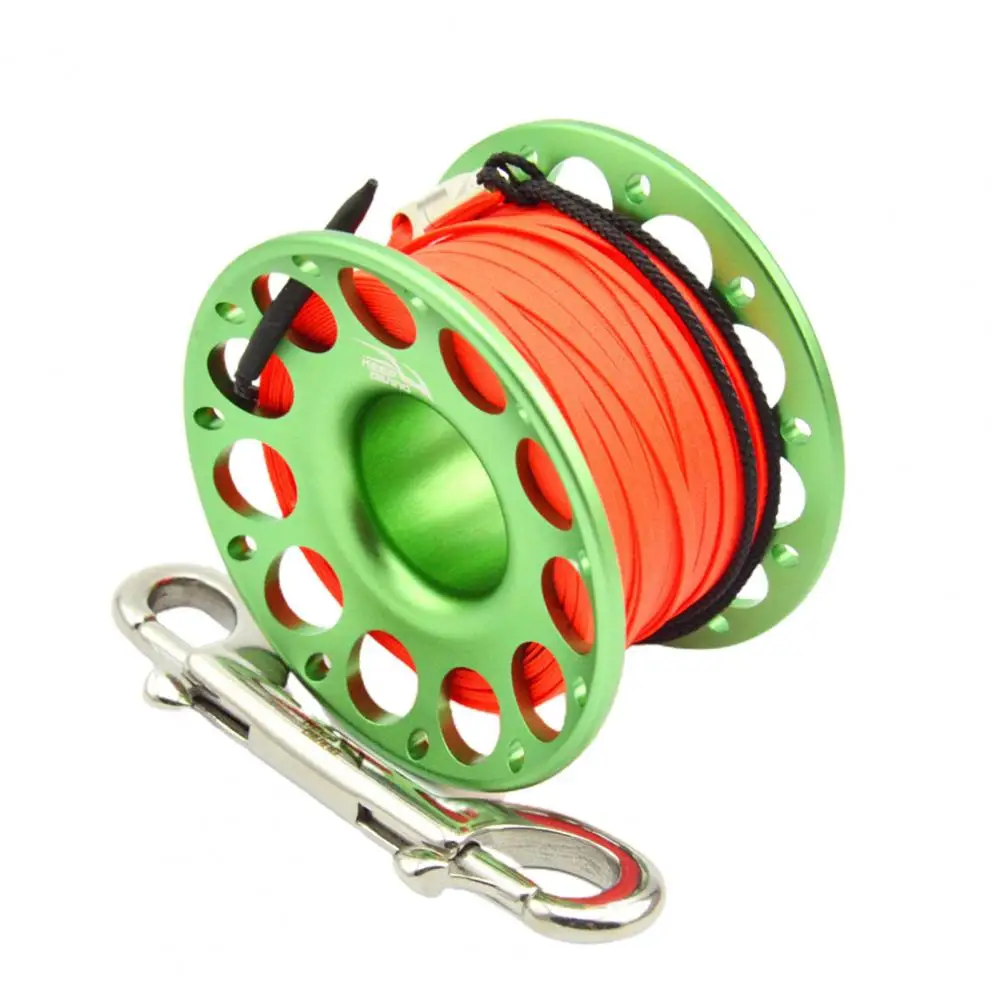15m 30m FXL952 Finger Reel Double Hook Head Diving Finger Reel Rope Reel Water Sport Spool Reel High Strength Finger Spool Reel 2