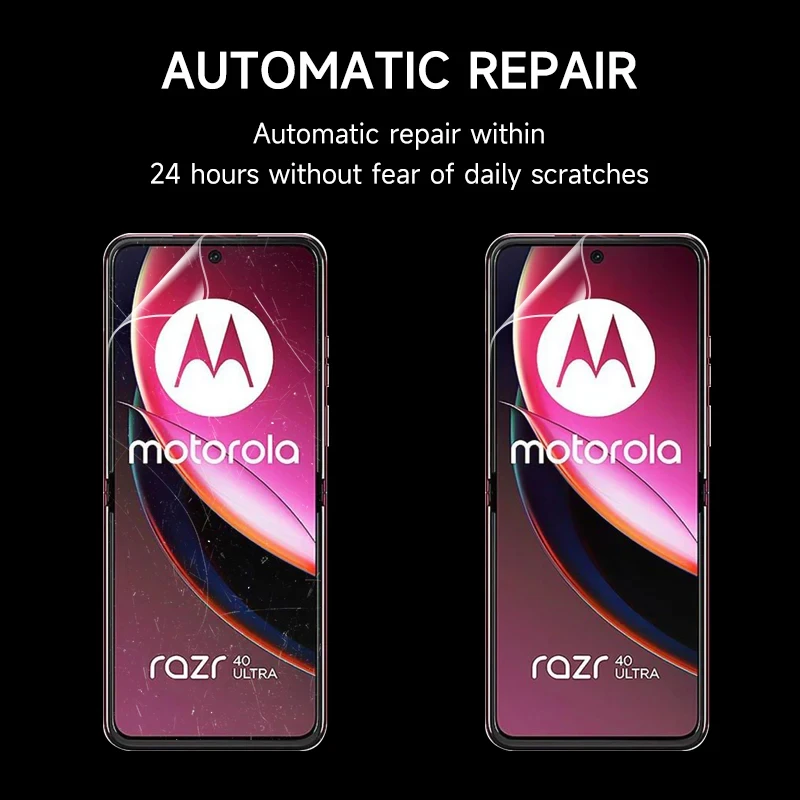 Premium 3-Pack Hydrogel Soft Film Full-Coverage Screen Protector