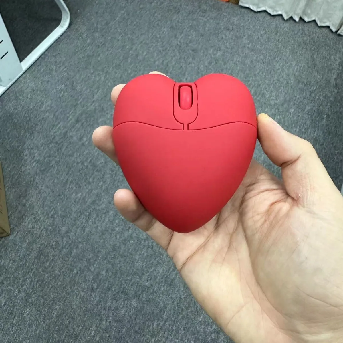 Bonito sem Fio Bluetooth Dual-mode Amor Mouse Estudante com Fio Engraçado Presentes Criativos 2.4g