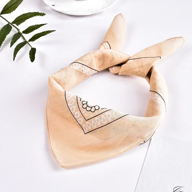 Bohemian Print Bandana Paisley Pattern Headbands Hiphop  kerchief Outdoor Unisex Headband Wrist Wraps Face Mask Handkerchief 5