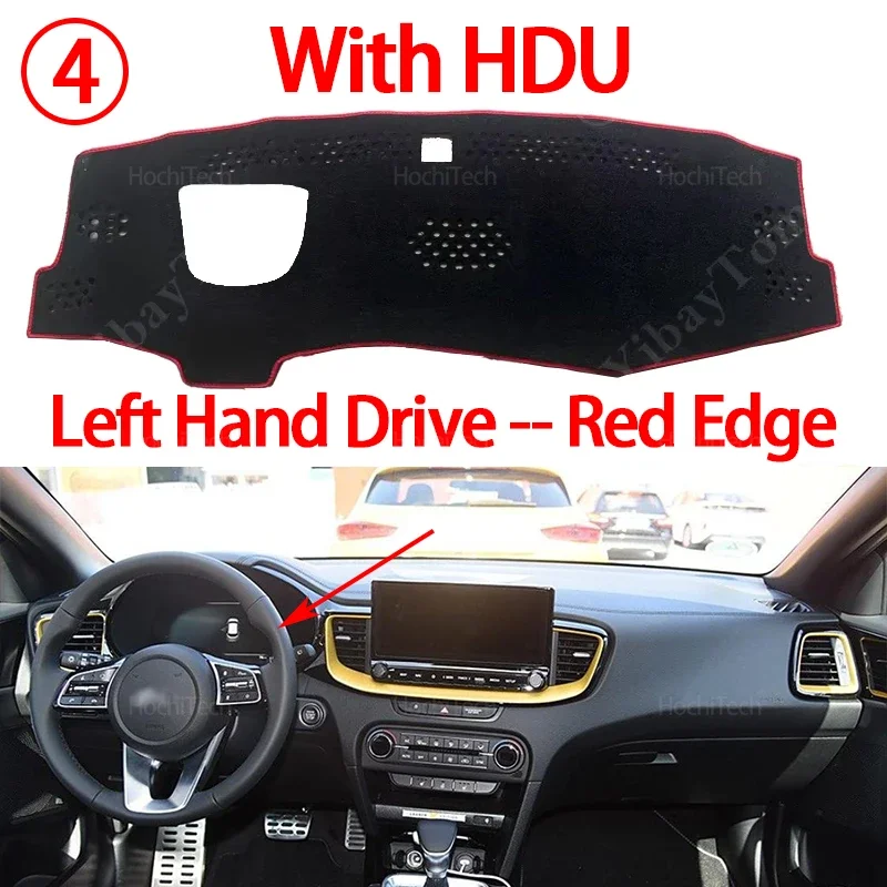 Deluxe Dashboard Cover Anti-Slip Mat Sunshade Carpet Rug - Premium Car Interior Accessory