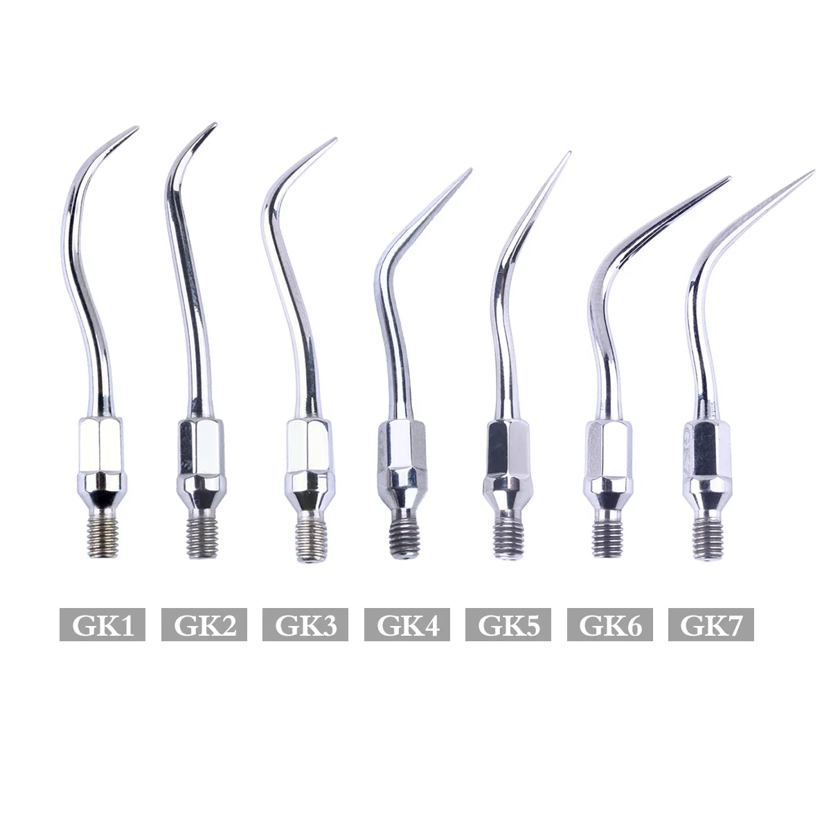 AZDENT Dental Scaling Parodontologie Endodontie Spitze Scaling G Tipps GK1-7 Fit für KAVO Ultraschall Scaler Handstück – Detail 1