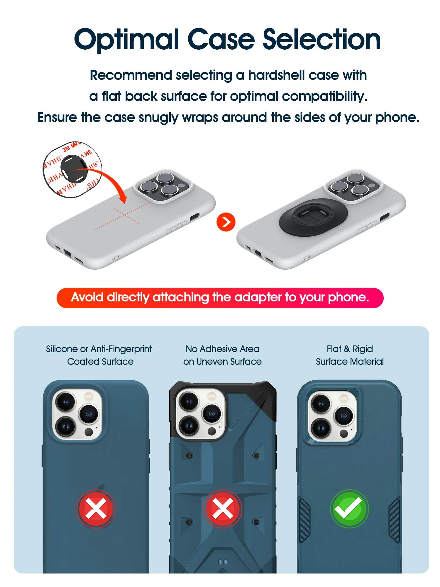 Aluminum Quick-Connect Bike Phone Holder and Accessory Mount