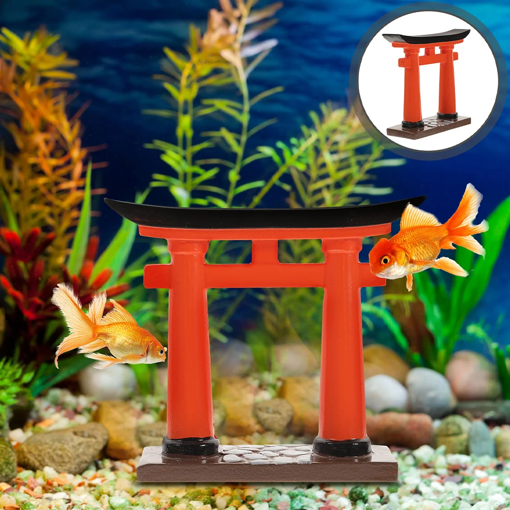 

Модель японских ворот Torii, имитация торьев, миниатюрная модель торьев, домашний декоративный шлифовальный стол, микро Ландшафтный реквизит