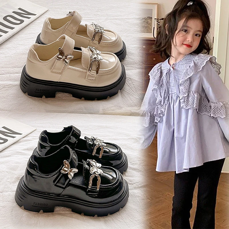 Girls Platform Mary Jane Shoes Soft Sole Autumn