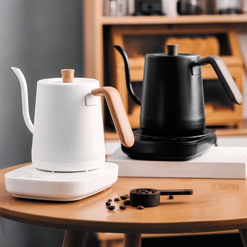 Kitchen Electric Coffee Kettle 800ml Gooseneck Jug Slender Mouth Pot