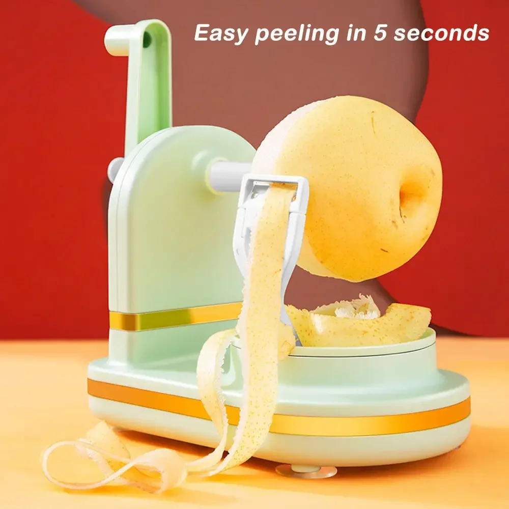 Description Picture 3 of itemFruit Apples Peeler Machine Slicer Manual Rotating Kitchen Tool Peeling Gadgets for Citrus Hand-cranked Potato Corer Cutter New