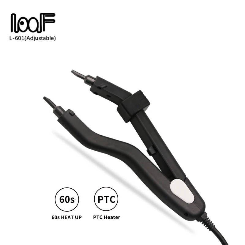 LOOF mini hair extension Hair Extension Iron 220 degree Heat loof mini Hair extension iron Heat Connector tools L-601