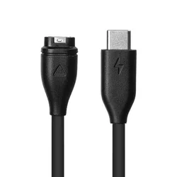Durable USB - C Smart Watch Charging Cable - Enhanced Replacement Charger, 3.3ft (Black PD)
