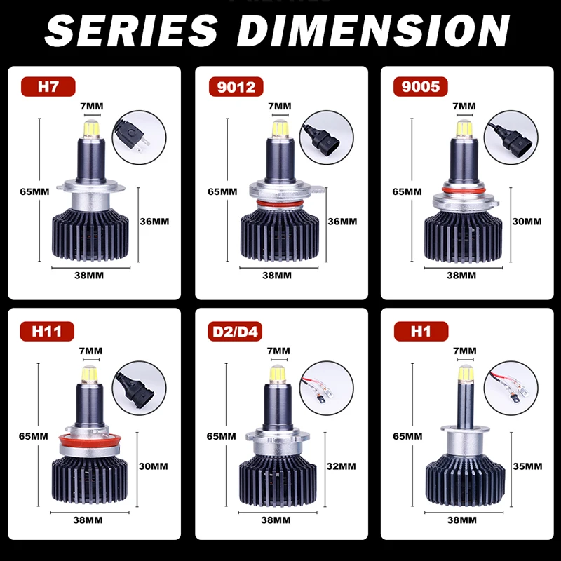 Lampada Led H7 20000lm 360 Anti Erreur Car Bulbs H1 Led Fog Lights Xenon H8  Led Canbus 360 No Error Bulbs - AliExpress