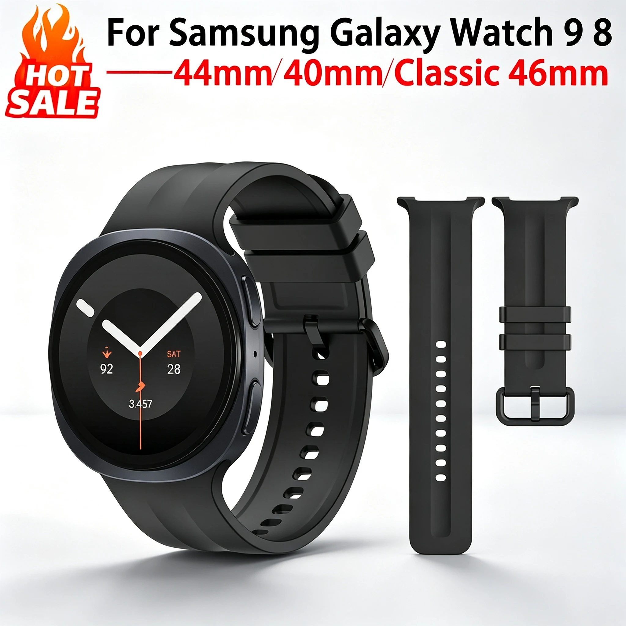 Premium Silicone Sport Band for Smartwatches - Comfortable and Durable Strap Bracelet