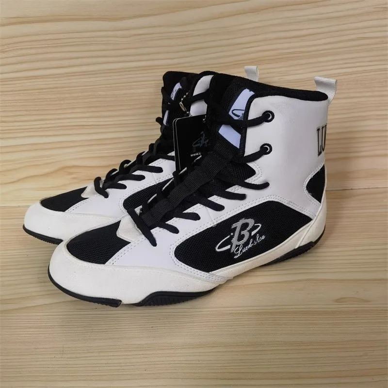 Hot Men's Women's Wrestling Shoes Luxury Brand Gym Fighting Shoes Boys Indoor Sneakers Unisex Designer Boxing Boots Couple