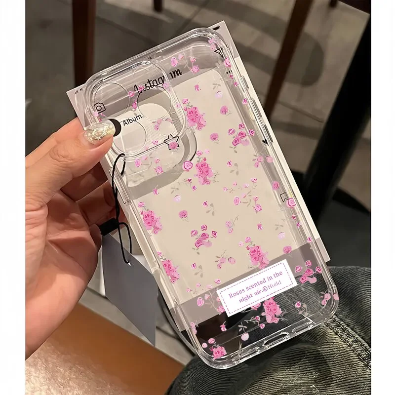 INS Korean Small Flower Cherry Case - Stylish Protective Cover