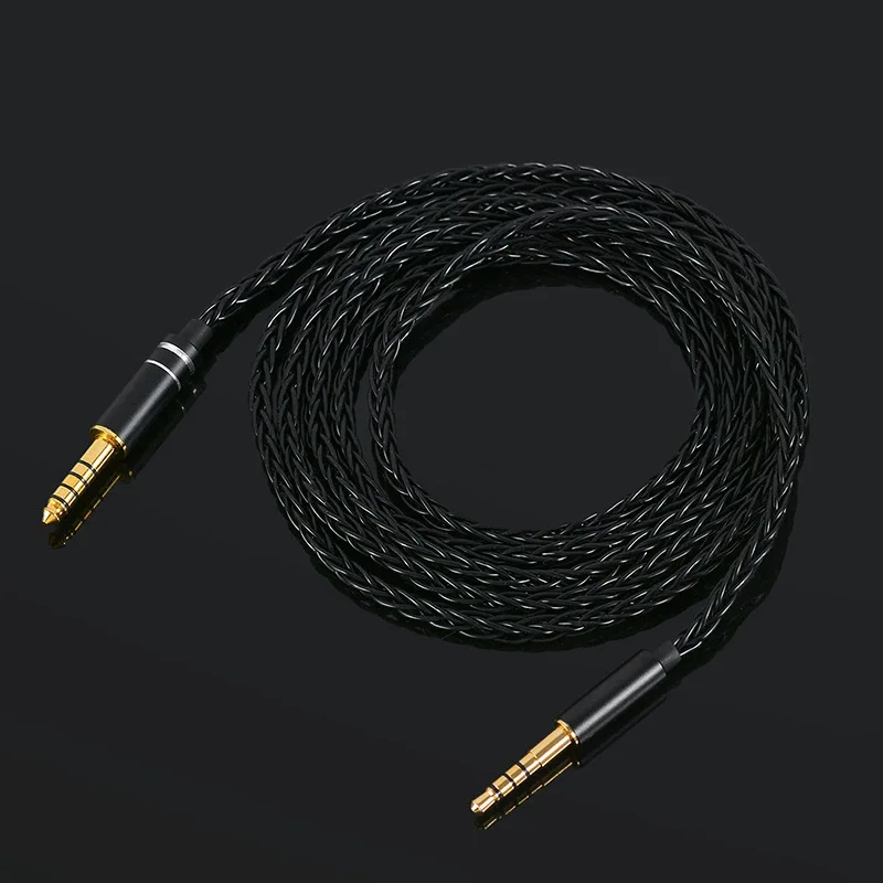 Silver Plated Headphone Cable 3.5mm 4.4mm Plug Headset Audio Cable For shp9500 SHP9600 msr7 WH1000XM5 XM3 MDR1A MDR-100ABN H900