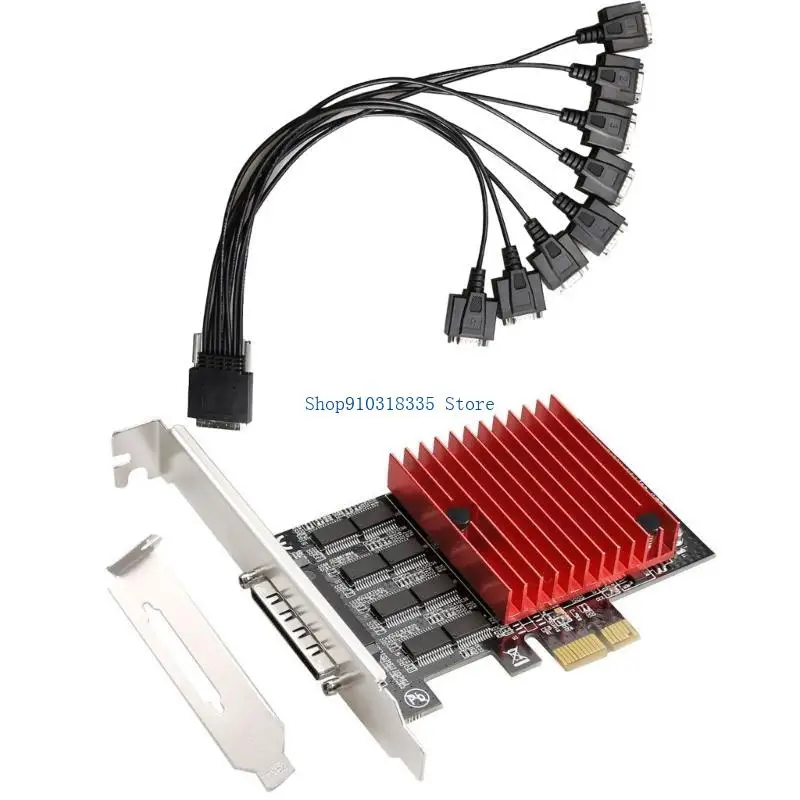 PCIE-8포트 RS232 직렬 확장으로 시스템 효율성 향상