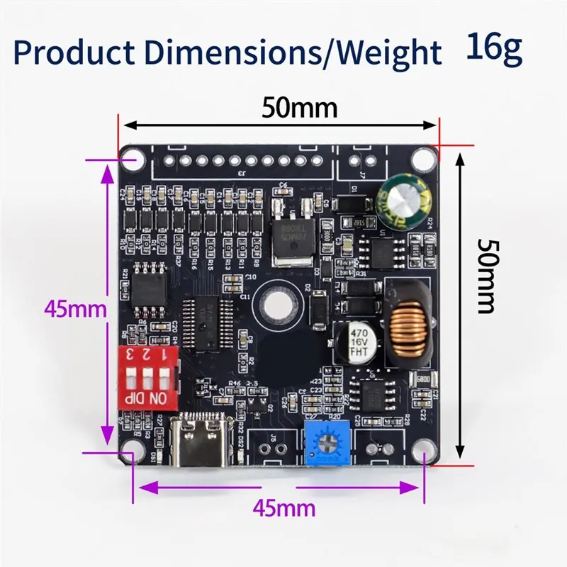AA84 음성 MP3 플레이어 모듈, 20W HF20W 광전압 85V 일대일 트리거 맞춤형 오디오 플레이어 모듈