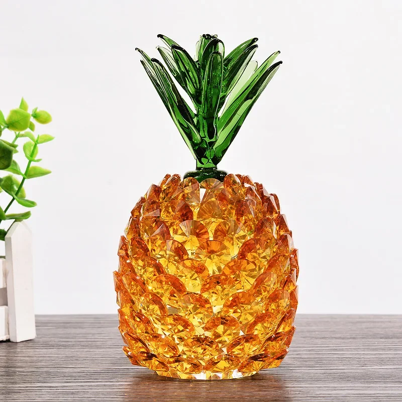 新ファッションクリスタルパイナップルクリスタルガラス工芸文鎮風水家の装飾の装飾誕生日クリスマスギフト クリスタル フルーツ パイナップル｜和食器通販｜織部 Online Store