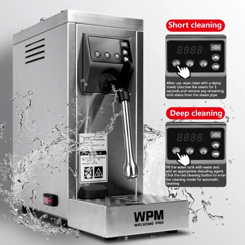 Coffee Machine Milk Frother Steam Milk Foaming Machine 220V Commercial Coffee Shop Professional Electric Milk Steamer 3