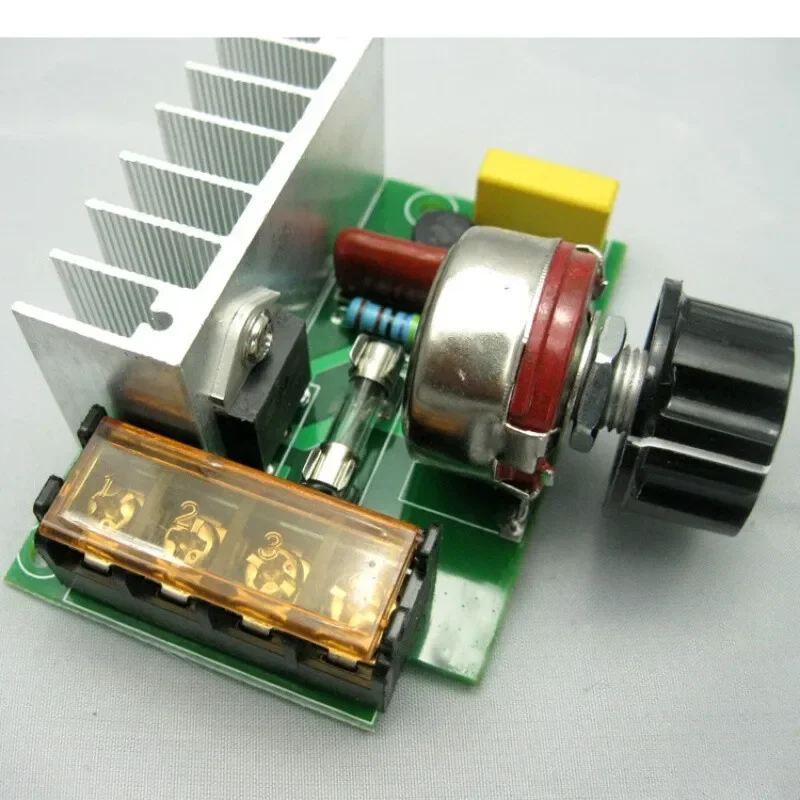 

4000W high-power thyristor electronic voltage regulator dimming speed regulation temperature regulation with safety shell