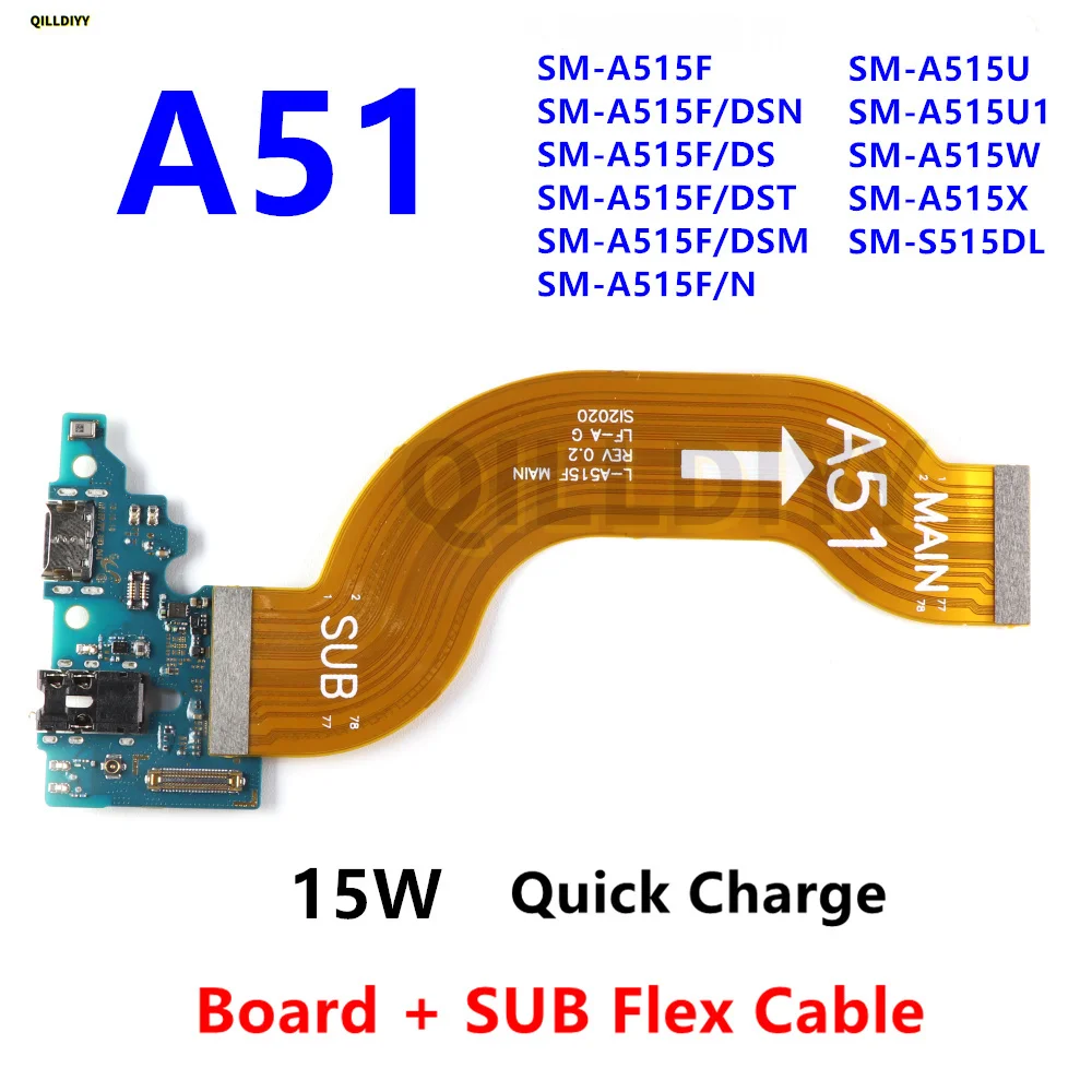 15W USB Fast Charging Charger Main Motherboard SUB Flex